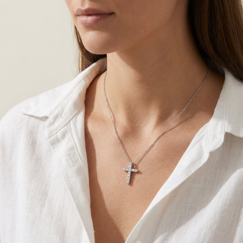 Classic Cross Pendant Necklace