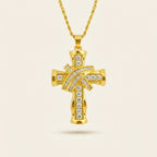 Oversized Cross Pendant Necklace