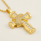 Oversized Cross Pendant Necklace